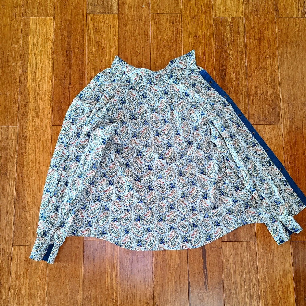 Cremieux Floral Cotton Button Down - Picture 2 of 3